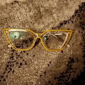 Medium Cateye Neon/Clear glass